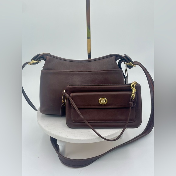 Coach Handbags - COACH vintage Legacy Hobo bag + wristlet bundle